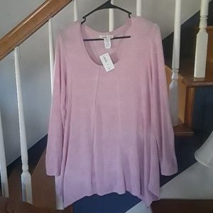 NWT Camille + Co. Pink Seam Blouse